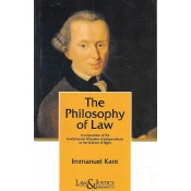 Law & Justice Publishing Co's The Philosophy Of Law by Immanuel Kant